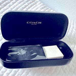 NEW Coach Sunglasses Case & Dust Cloth